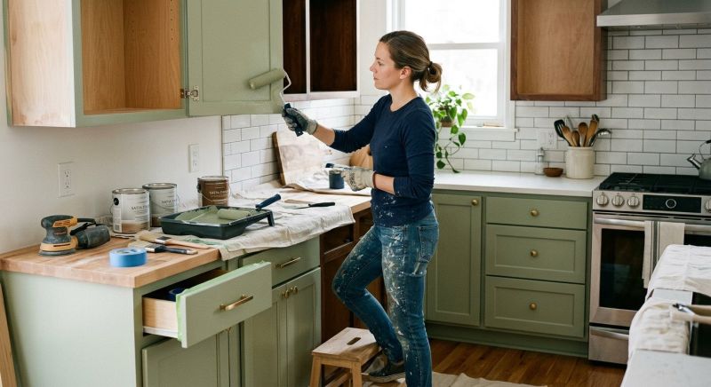 Cabinet Restyling in Carmel, IN