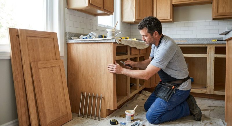 Oak Cabinet Remodeling in Kokomo, IN
