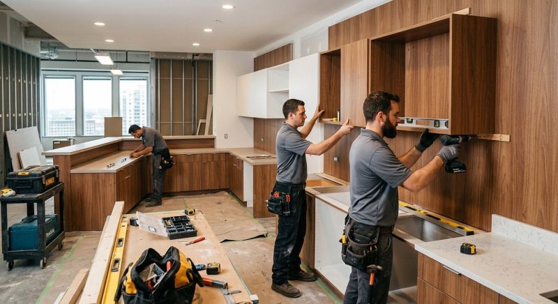 Pine Cabinets Installation in Muncie, IN